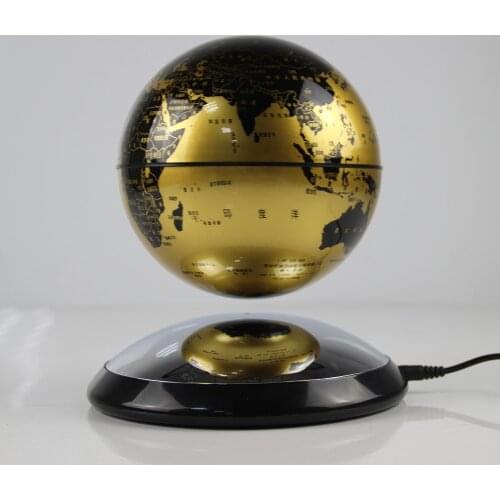 New strange gift study room bedroom Library Magnetic Levitation 3 inch earth Globe circle base Floating