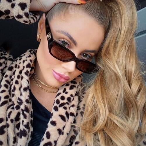 Vintage Sexy Lady Small Square Sunglasses Women 2021 New Fashion Luxury Brand Design Travel Hip Hop Sun Glasses For Female UV400