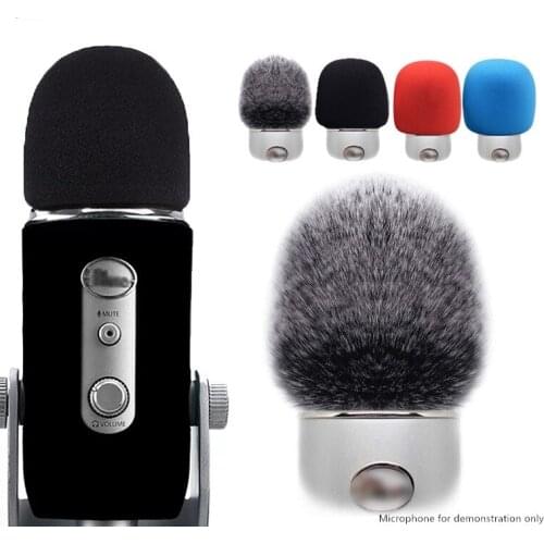 Suitable for Blue Microphone Yeti Pro Microphone Case Snowman Windshield Fur Case Blowout Sponge Case Wheat