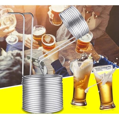Stainless Steel Immersion Wort Chiller Tube For Home Brewing Super Efficient Wort Chiller Home Wine Making Machine Part