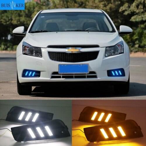 LED fog light for Chevrolet Cruze headlight 2009-2014 fog lights headlights fog lamp DRL Daytime Running Lights foglights Grille