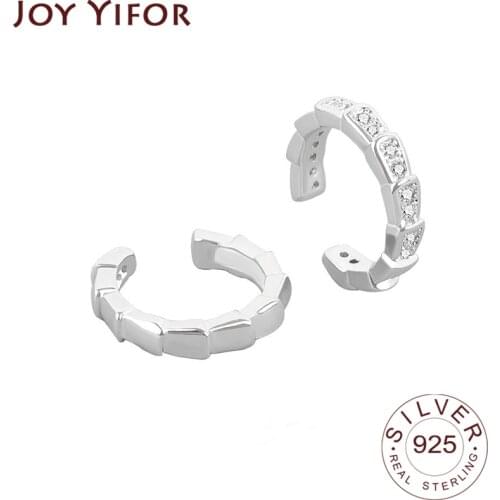 925 Sterling Silver Earrings For Women Zircon Trendy Jewelry Vintage Simple Party Accessories Gifts Earring