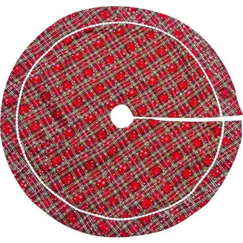 1Pcs Christmas Tree Skirts Fur Carpet Merry Christmas Decorations for Home Xmas Tree Skirts New Year for Christmas Crafts