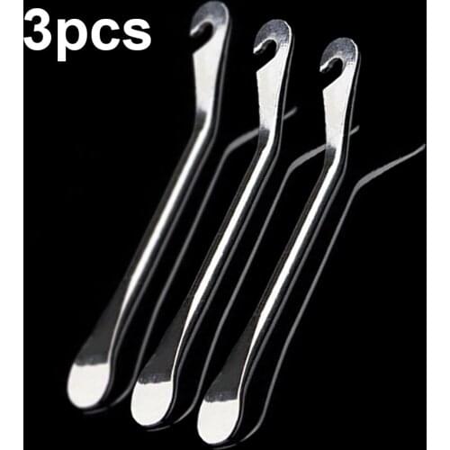3pcs Cycling Bike Bicycle Metal Pry Bar Stick Tire Tyre Lever Opener Repair Tool Bicycle Repair Hand Tools Bike Repair Tool