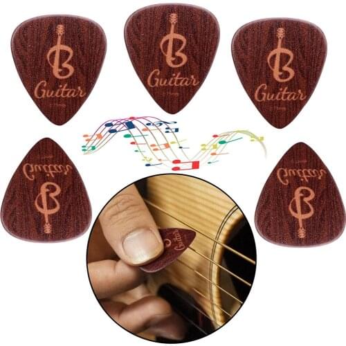 5pcs Guitar Picks Plectrum Celluloid Guitar Fingerpicks Stringed Musical Instrument Bass Ukulele Parts Accessories