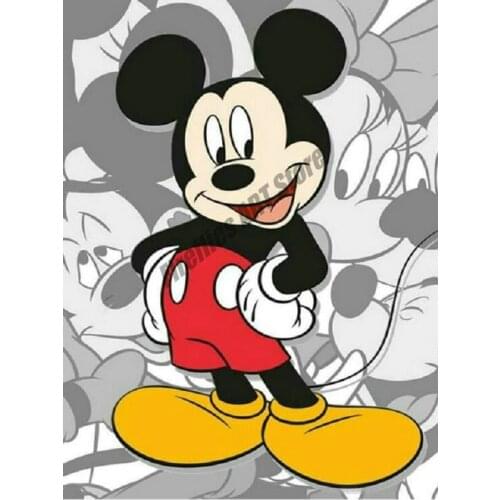 Diamond Embroidery Full Disney Mickey Mouse Diy 5d Diamond Painting Cartoon Picture Needlework Cross Stitch Kits Home Decor
