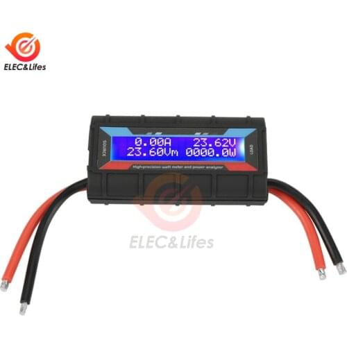 Digital LCD 130A 60V Wireless Battery Tester Watt Meter Power Volt Amp Monitor Analyzer for RC model airplane