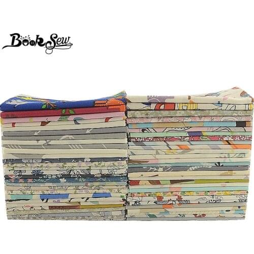Booksew Cotton Fabric Floral Lovely Anime Designs Quilting Tecido Sewing Christmas Cloth Patchwork Craft Bedding Sewing Tissu