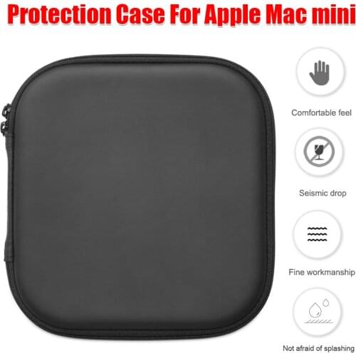 For Apple Mac Mini M1 Hard Case Mini Portable Storage Bag Shockproof Traveling Carrying Pocket Box Holder Organizer Shell
