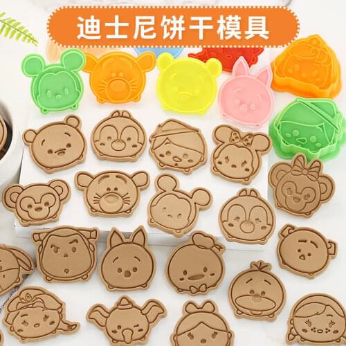 Disney Creative Cartoon Cookies Baking Mould 3D Stereo Press Frost DIY Household Baking Tools Pressing Mould