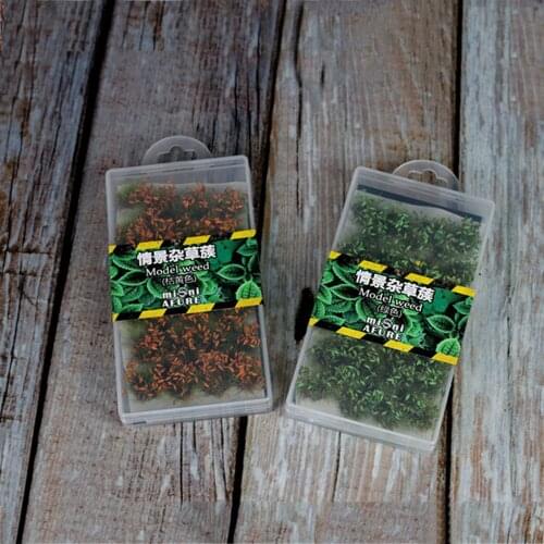 Simulation Grass Weed Clusters Static Model Grass Railway Train Layout DIY Sand Table Architecture Building Kits Making Material