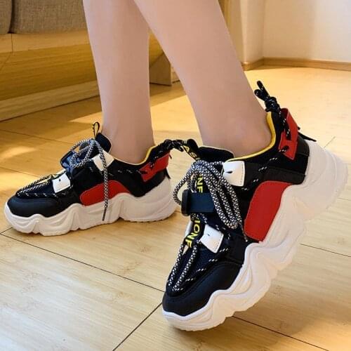 Fashion Casual Women Sneaker All-match Outdoor Woman Sneaker 2021 Spring/Autumn New Platform Sneakers Women Chunky Shoes
