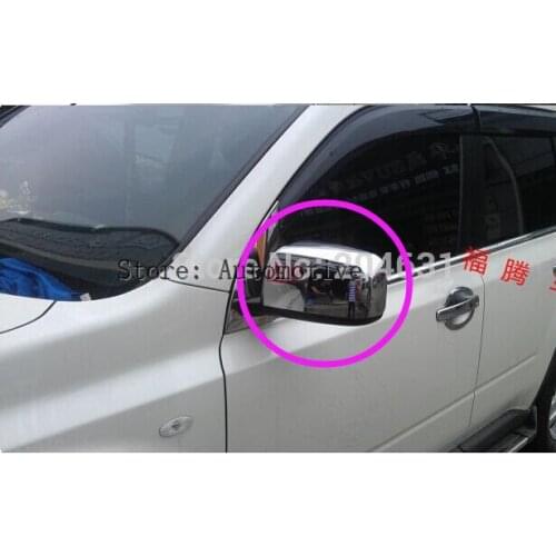 ABS Chrome Rearview Side Door Mirrors Cover Trim For Nissan Rogue X-Trail T31 2008- 2013