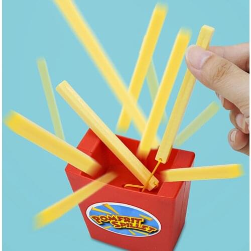 Creative Fun Tricky Board Game Bounce French Fries Parent-child Interaction Toy Christmas And New Year Childrens Gifts