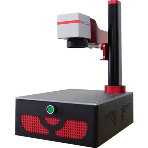 3d portable mini fiber 1064nm laser jewelry hand held 110mm metal engraving printing machine 20w fiber optic laser marker