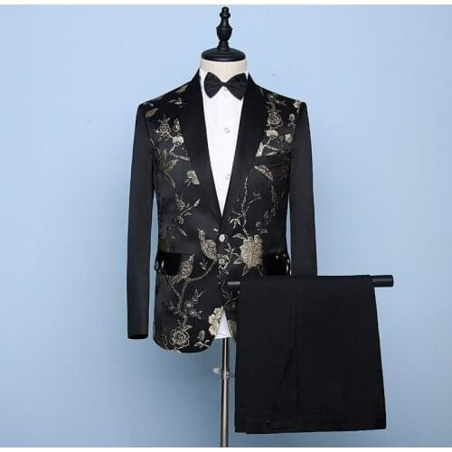 Factory Direct Sales New Suit Slim Fit Korean Style Leisure Suit Business Groomsman Suit Wedding Formal Wear Student Suit