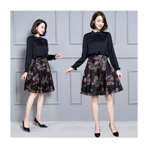 Top brand New Fashion 2020 Genuine Sheep Real Leather Skirt K41 high quality