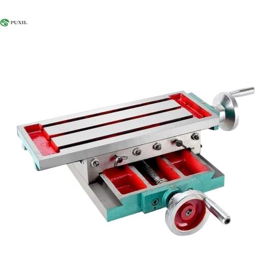 SZ3517 High Precision Improved Cross Slip Table Cross Slip Table for Drilling Milling Machine 450 * 170 (with Ruler)