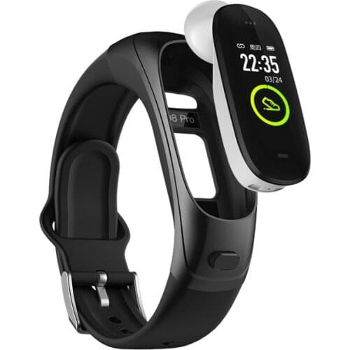 V08PRO TalkBand Bluetooth Earphone V08Pro Fitness Tracker Sports Smart Bracelet Smartwatch