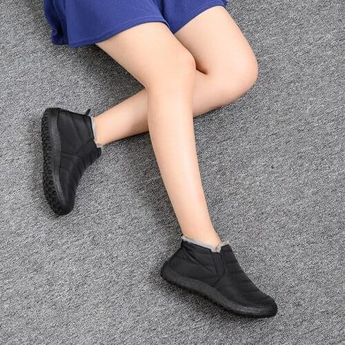 Winter Boots Women Winter Shoes Waterproof Ankle Boots For Women New Fashion Color Snow Boots Female Unisex Couples Shoes Woman