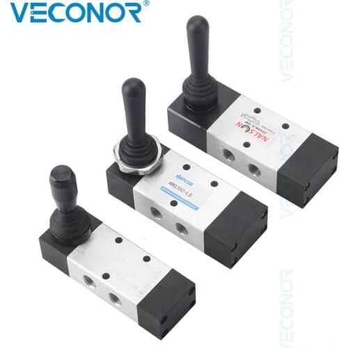 2 Position 5 Port Air Manual Valve Pneumatic Control Valve 5/2 Way Hand Controlled Switch Lever Operated Tire Changer Air Valve