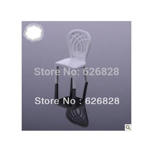 20pcs Inner room Model white chair scale 1:30