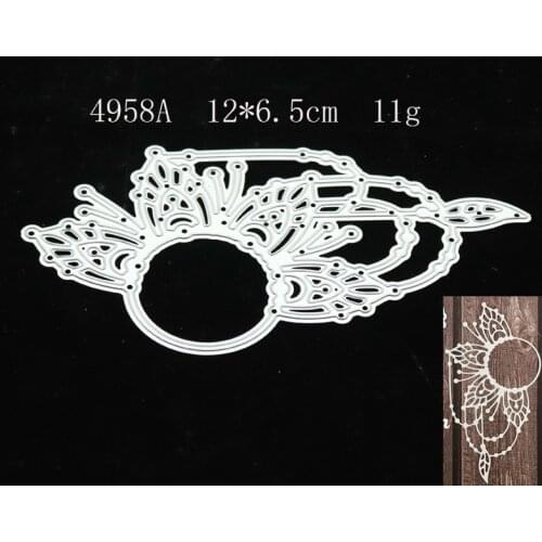 2021 Flower Metal Cutting Dies DIY Scrapbooking Paper Photo Album Crafts Knife Mould Cards Embossing Mold Stencils for Decor