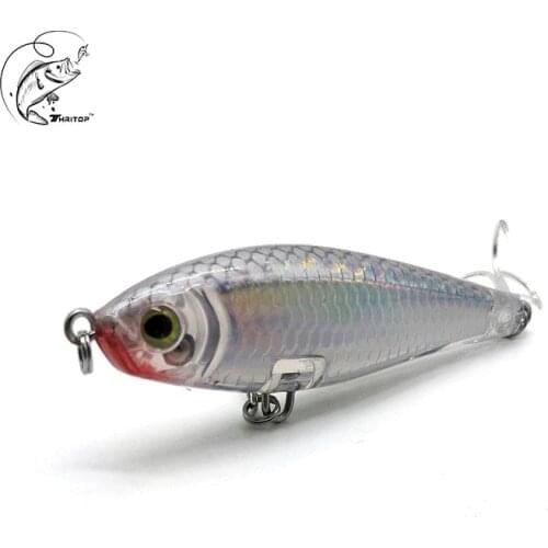 2021 New Pencil Fishing Lure Hard Bait 7.5G 70MM TP151 Long Casting Bass Pike Slow Sinking Carp Fishing Tackle & Accessories