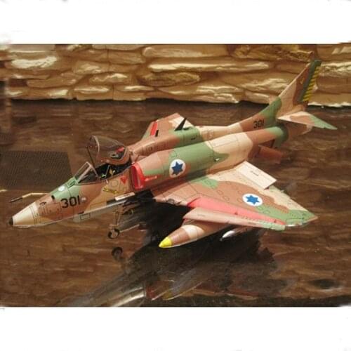 38*26cm Douglas A-4 Skyhawk Skyhawk Attack Aircraft DIY 3D Paper Card Model Building Sets Construction Toys Military Model