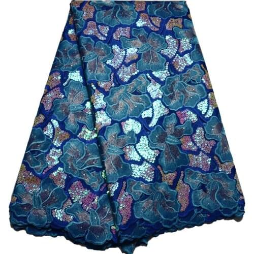 5yards/pc) high quality handcut African organza lace fabric with beautiful sequins embroidery for attractive party dress OP36