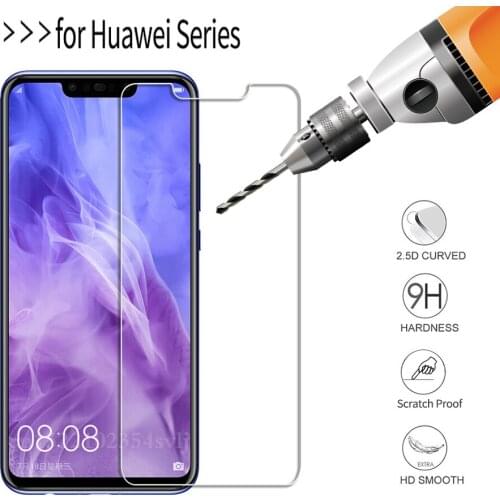 9D Protective Glass on For Huawei Honor 8X 8A 8C 8S 9A 9C 9S 9X Tempered Screen Protector Honor 10i 20i 20S Play Glass Film Case