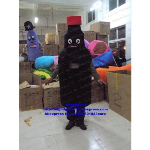 Black Winebottle Garrafa Wine Bottle Jar Mascot Costume Adult Cartoon Character Attract Popularity Sports Meeting zx960