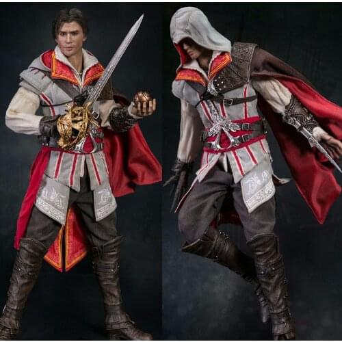 DAMTOYS DMS012 For Collection 1/6 Scale Assassin Ezio Auditore 12 inches Full Set Solider Action Figure Model for Fans Gifts