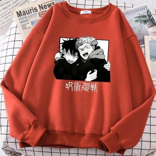Jujutsu Kaisen Itadori Yuji Fushiguro Megumi Sweatshirts Hip Hop Hoodie Men High Quality Clothing For Male Comfortable Tracksuit
