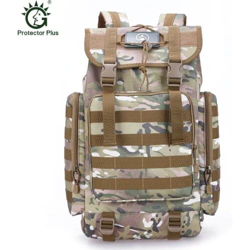 40L Wear-resisting Oxford Bag Army Molle Waterproof Backpack Outdoor Sports Bag Military Tactical Bags Hiking Camping Rucksack