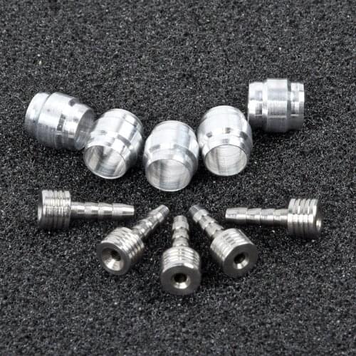 5 Sets Bike Bicycle Olive Connecting Inserts For AVID SRAM Hydraulic Aluminum Alloy Kit Brake Hose