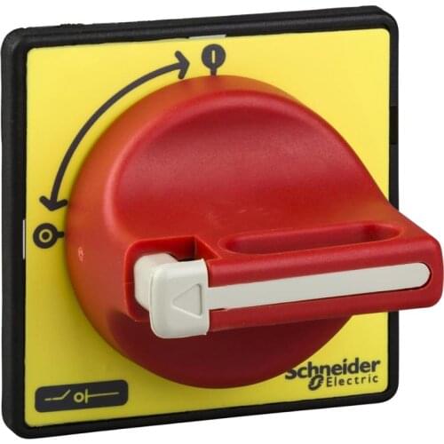 TeSys VARIO / Mini VARIO - front and red rotary handle - 1 to 3 padlocking KCF1PZ