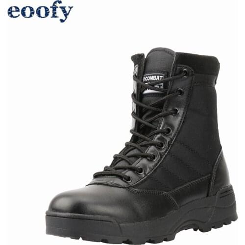 Tactical Military Boots Mens Working Safety Shoes Army Black Combat Boots Men Shoes Desert Female