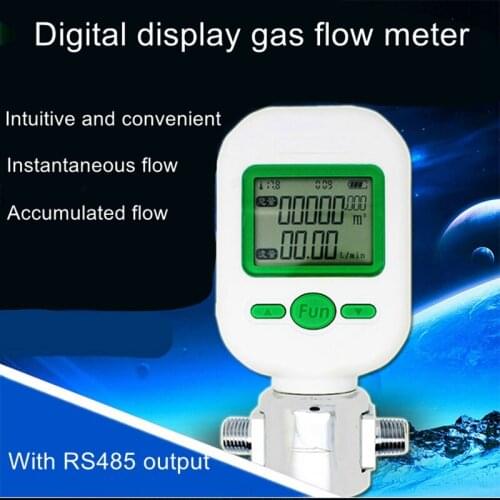 Spot flow meter compressed air small digital display flow meter gas MF5706MF5712 nitrogen