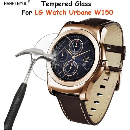 For LG Watch Urbane W150 SmartWatch Clear Tempered Glass Screen Protector Ultra Thin Explosion-proof Protective Film