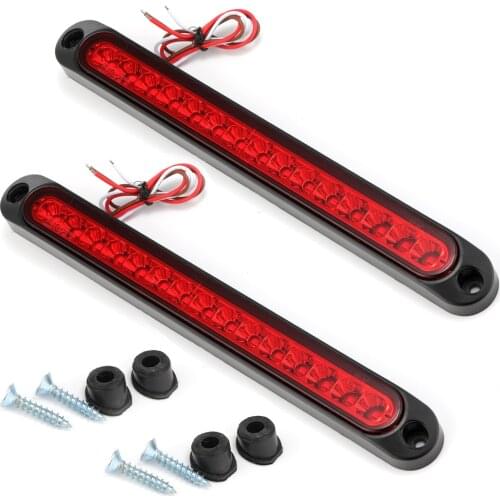 2pcs 15LED Rear Light Trailer Stop Signal Trailer LED Lights Truck LED 24v Truck Lights LED Tail Light 10-30V Tail Brake Light