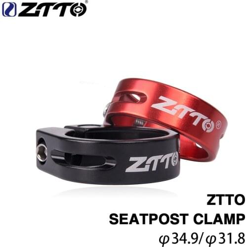 ZTTO Bicycle Parts MTB Road Bike 31.8 / 34.9mm Bicycle Seatpost Clamp Bike Cycling Seat Post Tube Clip Aluminium Alloy Hot