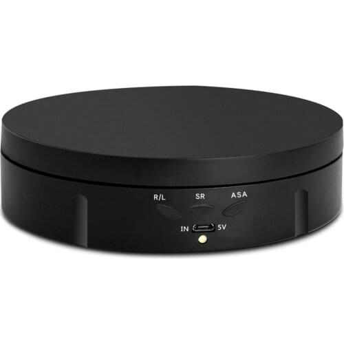 Charging Automatic Turntable Live Turntable Jewelry Electric Rotating Table 360 Degree Rotate Panoramic Display Table