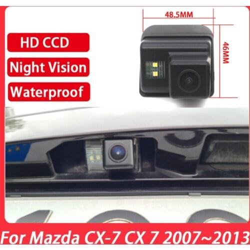 Car Rear View Camera For Mazda CX-7 CX 7 2007 2008 2009 2010 2011 2012 2013 Night Vision Waterproof BackUp Reverse Camera