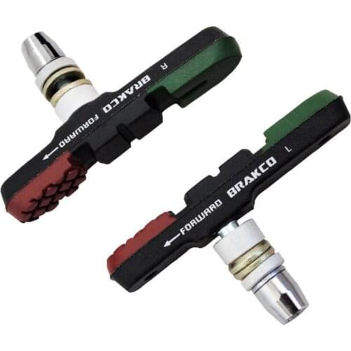 BRAKCO Three-Effect in One Mountain Bike Brake Block Grinding Noise Reduction and Pollution Does Not Hurt the Frame Brake Pad