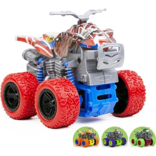 Kids Toys Car for Inertia SUV Friction Power Truck Inertia Dynamic Stunt Car 4WD Model Anti-skid Off-road Vehicle Boys Gift