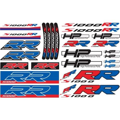 For BMW S1000RR s1000rr S1000 RR Motorcycle Sticker Body Reflective Waterproof Body Fuel Tank Tail Box Decals Stickers LOGO