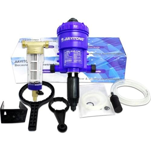 Fertilizer Injector Dispenser Proportioner 0.2%-2% 4C-30C ,water-driven chemical injector for fertilizer P2502
