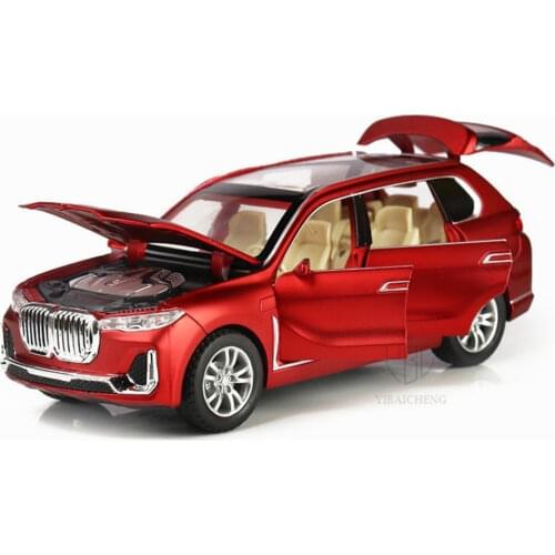 1:32 X7 Simulation Alloy Toy Cars Diecast X7 Pull Back SUV Car Model Children Toys Off-road Vehicles Baking Cake Decorations