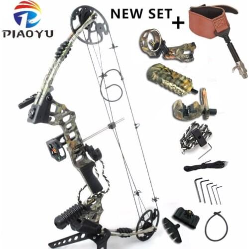 Junxing M120 Compound Bow for Hunting slingshot Archery bow with 20-70 Lbs Draw Weight 320 fps Outdoor Human Shooting Set